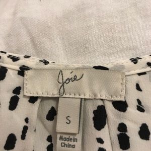 Joie sleeveless silk blouse.